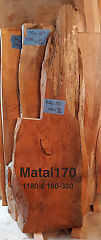 NZ Matai Slab #170 Rough Sawn