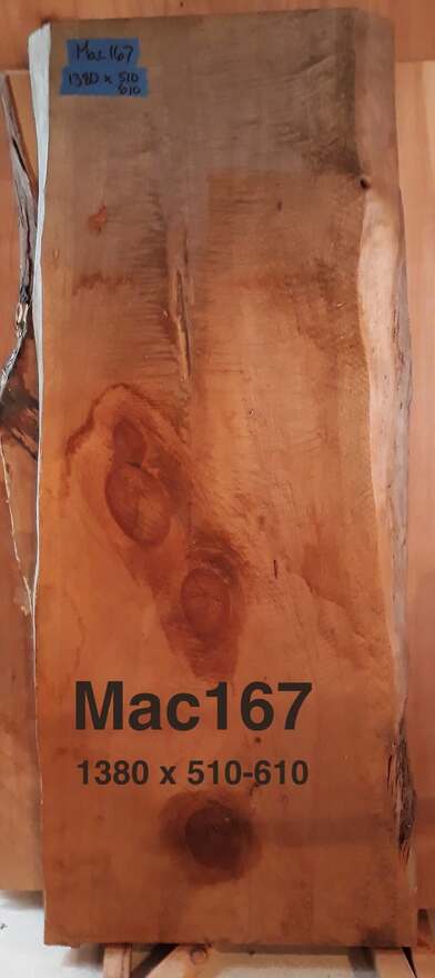 Macrocarpa Slab #167 Rough Sawn