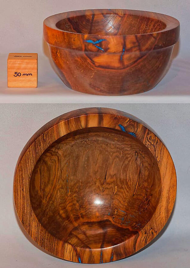 NZ Native Kowhai & Resin Bowl - 2034