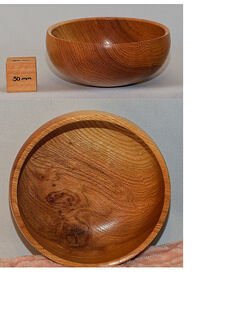 Red Oak Calabash Bowl with Rimu Base - 1917